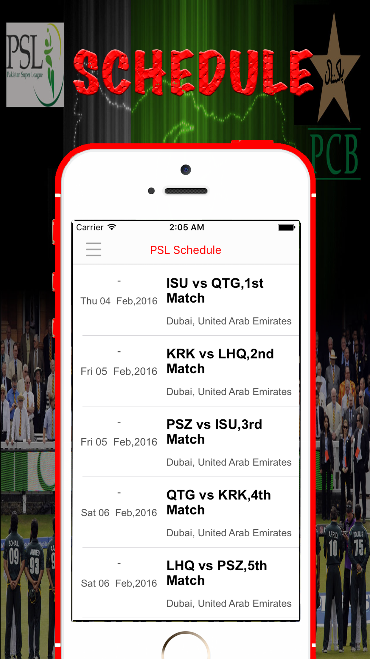 PSL - Pakistan Super League screenshot 4