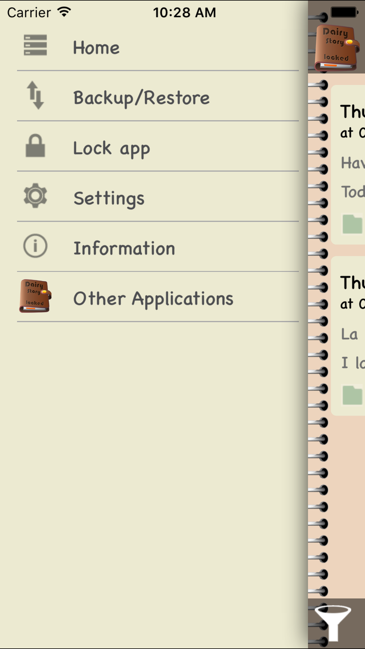 Diary Locked