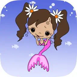 Kids Coloring Mermaid app icon