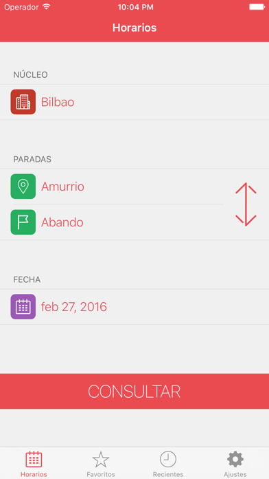 Screenshot #1 pour Horarios para Renfe