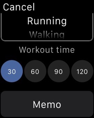 Apple Watch screenshot