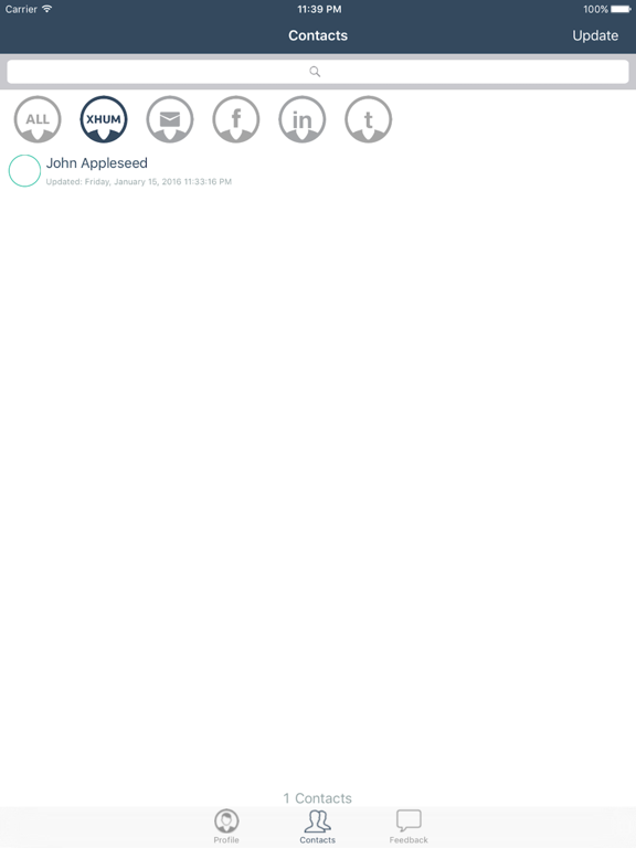 Screenshot #6 pour XHUM - Your Personal Contact Management Assistant That Manages Your Contacts Automagically For You