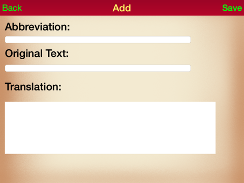 Medical Abbreviations Quick Search iPad screenshot 5 - Medical app