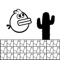 Tap the screen to make the fat bird fly, avoid the cactuses, see how far it can fly 