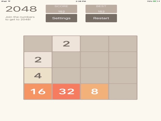 Screenshot #4 pour 2048(No Ads)