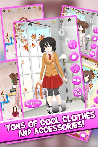 Anime Girl DressUp Chibi Character Games For Girls screenshot 4