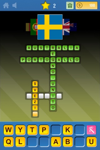 Crosswords & Pics - Flag Edition screenshot 2
