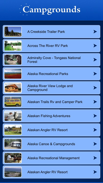 Alaska Campgrounds and RV Parks