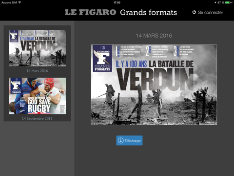 Screenshot #4 pour Le Figaro Grands Formats