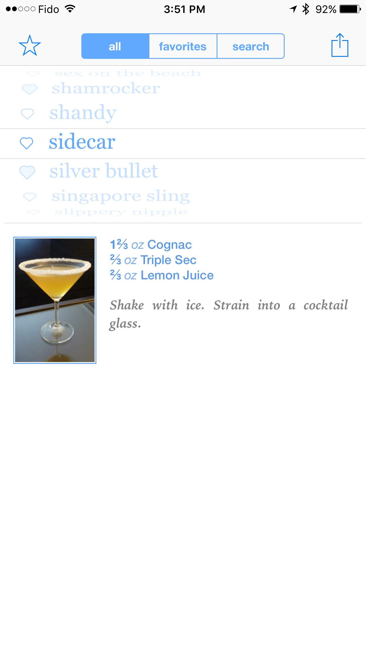 Drinks and Cocktails