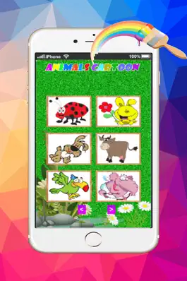 Game screenshot Animals Cartoon art pad : Learn to paint and draw animals coloring pages printable for kids free apk