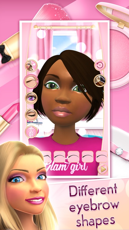 Glam Doll Makeover Games 3D – Beauty Makeup and Hair Salon for Cute Fashion Girl.s screenshot-3