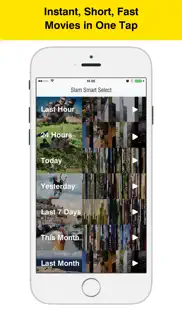 videoslam - instant video compilations from your videos and photos iphone screenshot 1