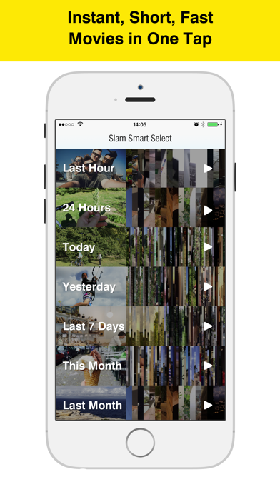 Screenshot #1 pour VideoSlam - Instant Video Compilations from your Videos and Photos