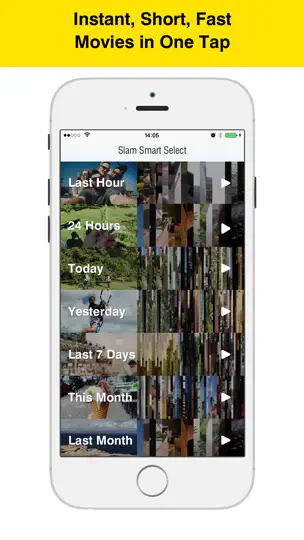 Скриншот VideoSlam - Instant Video Compilations From Your Videos And Photos на iPhone 1