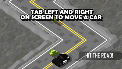 3D Zig-Zag  Car -  On The Run with Maze Road Racing Game iPhone screenshot