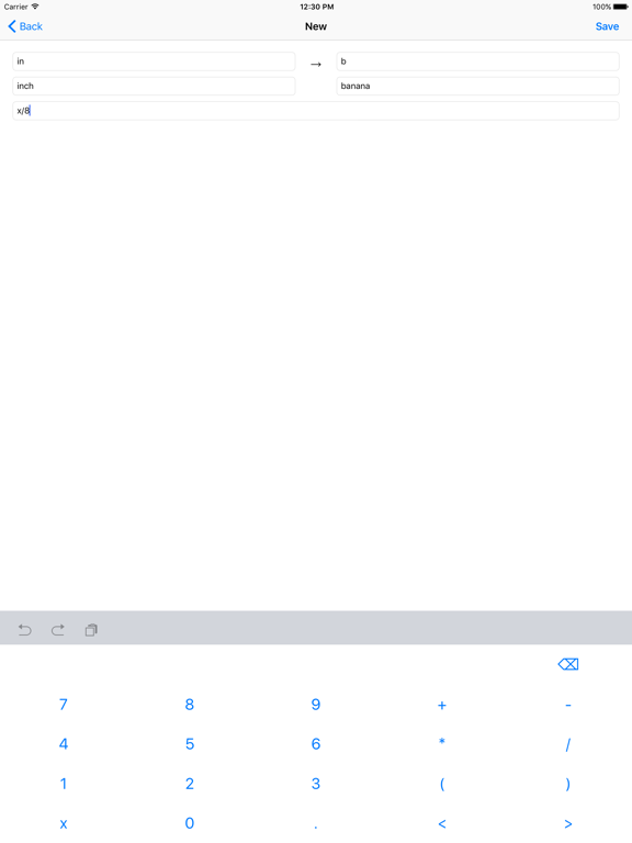 Convert units easy Lite iPad screenshot 5 - Utilities app