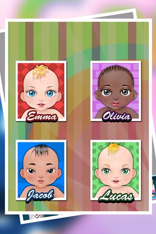 newborn baby care - baby games - my new born spa care & little girl sister make-up games screenshot 2