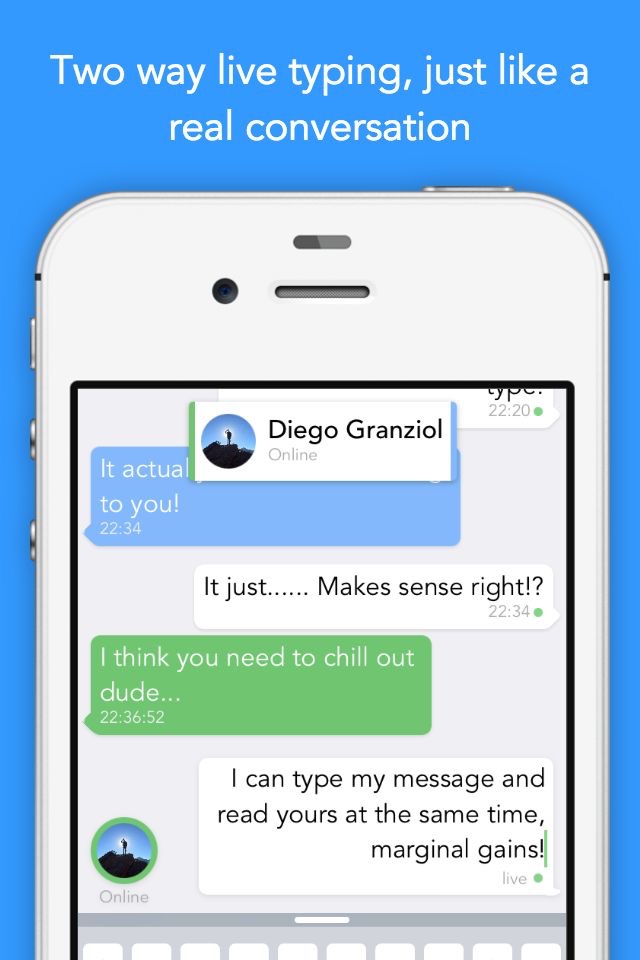 Bolt - Real time live messaging screenshot 4