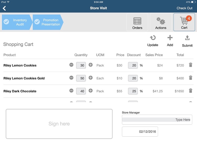 Oracle Sales Cloud Retail Execution Mobile screenshot-3