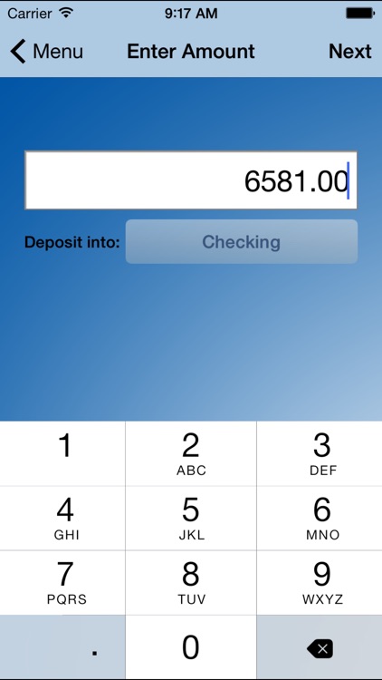 Miami CU Mobile Deposit