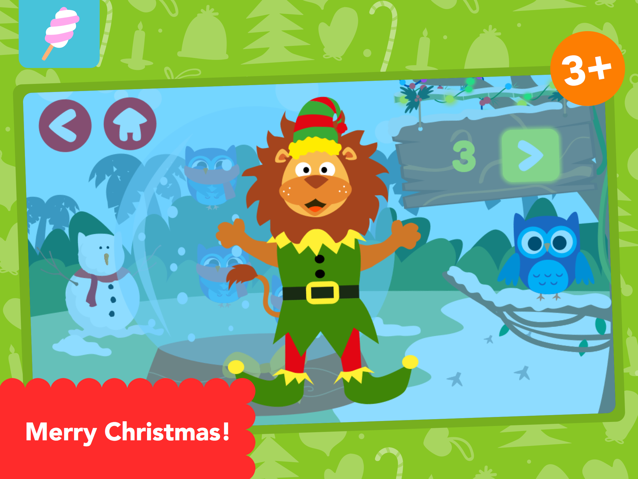Math Tales - Christmas Time: Christmas Math in the Snowy Jungle screenshot 9