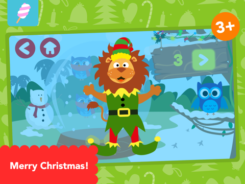 Screenshot #6 pour Math Tales - Christmas Time: Christmas Math in the Snowy Jungle