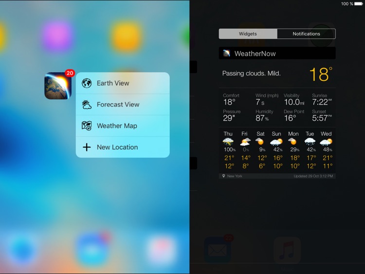 Weather Now for iPad Forecast Temperature Widget screenshot-4