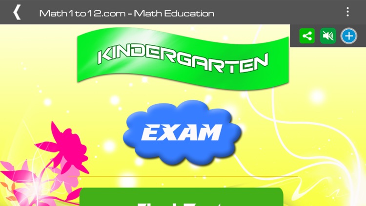 Math kindergarten