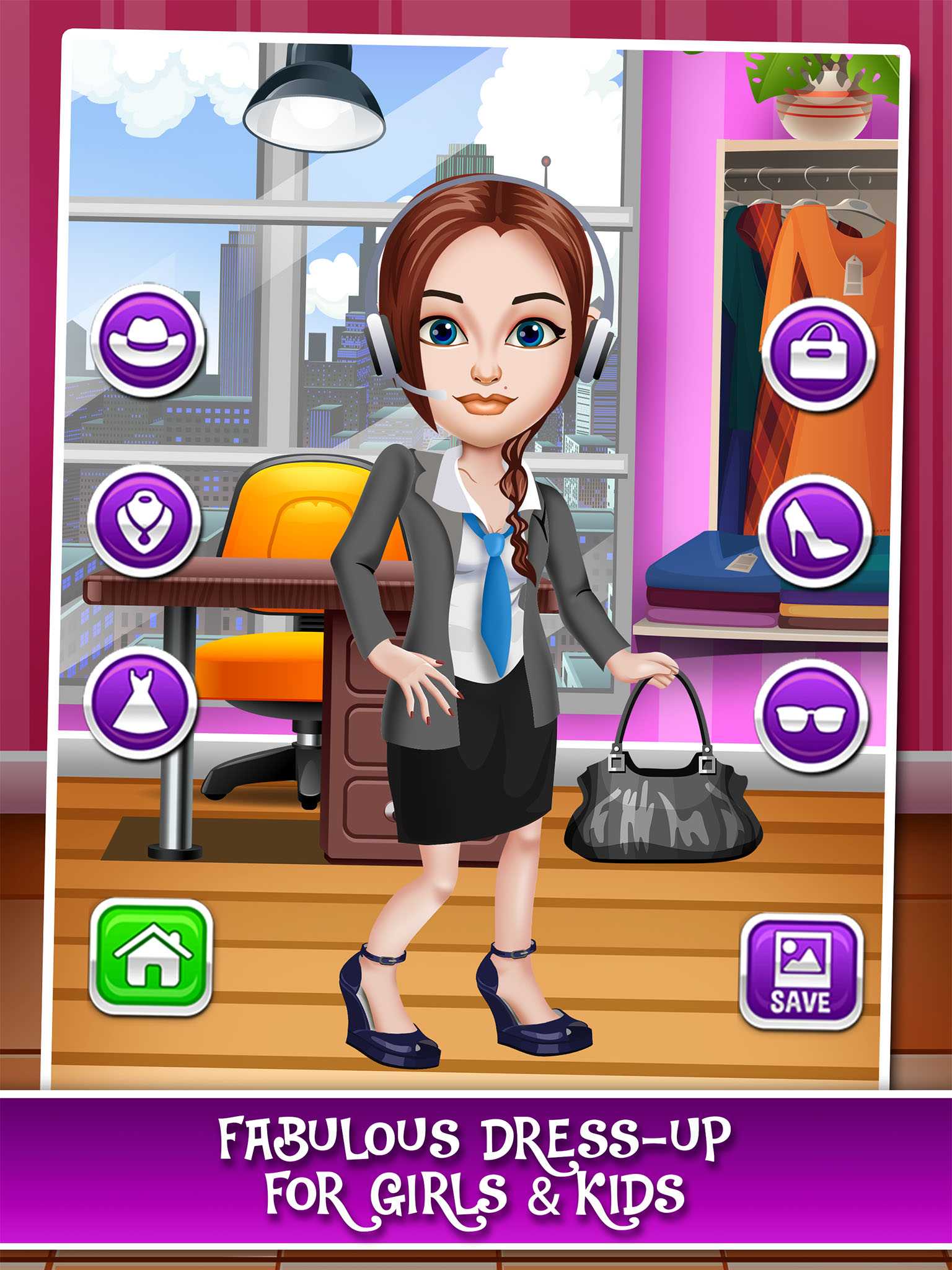 Career Beauty Salon Makeover - nurse fashion dress up & chef spa girl games! screenshot 8