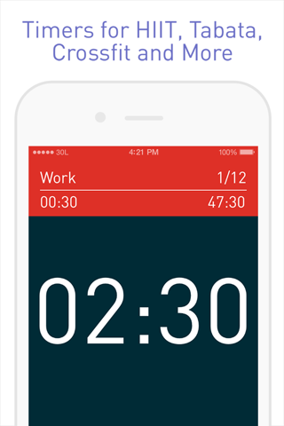 Tabata Boom - Interval Timer for HIIT Training and Workouts screenshot 2