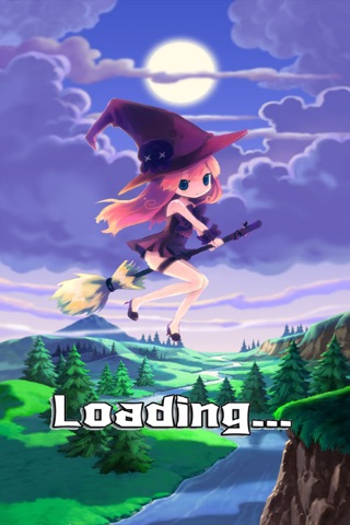 Flying happy witch - for kids screenshot 2