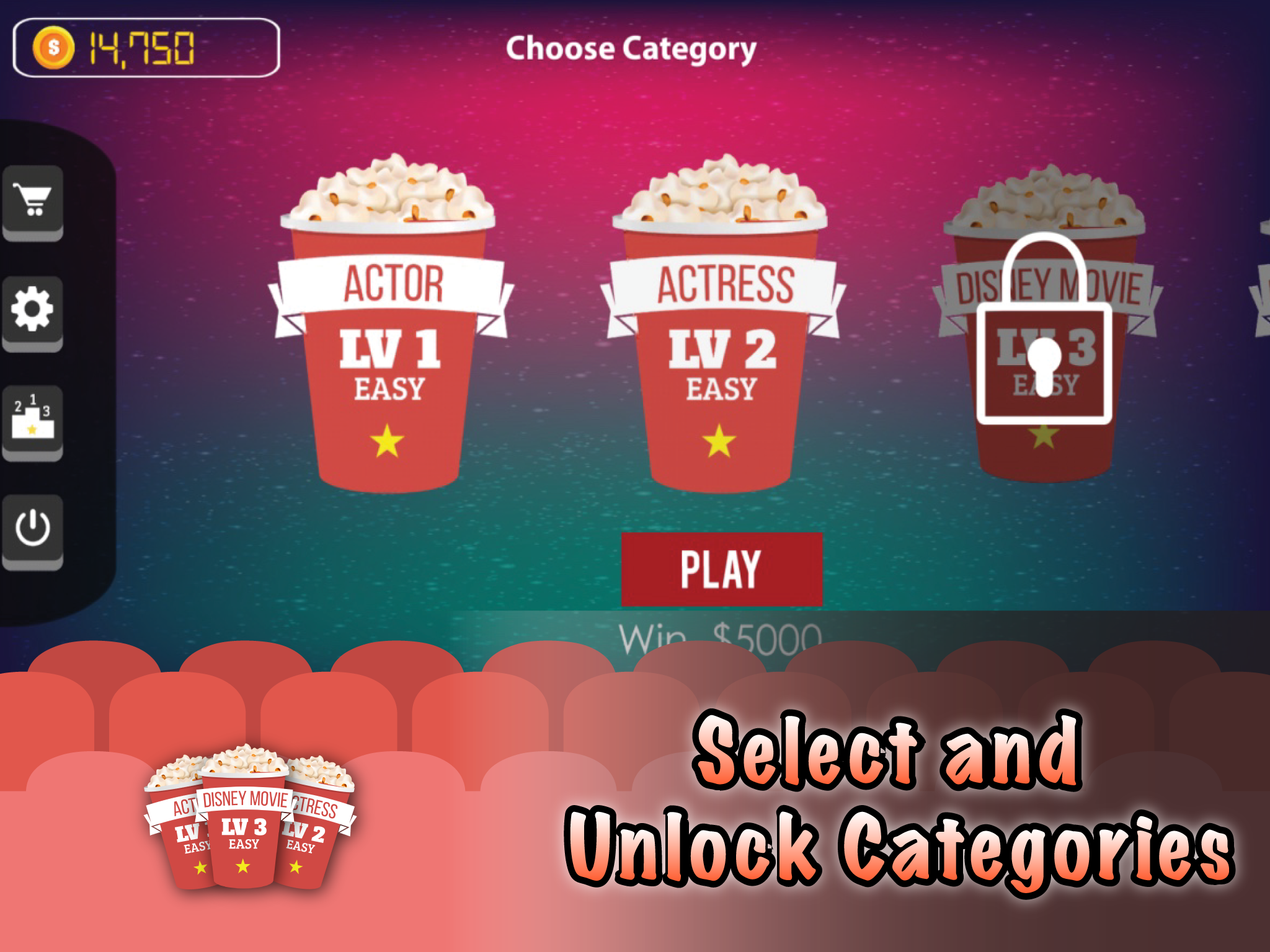 Amazing Wheel™ : Hollywood Quiz of Words and Phrases Fortune