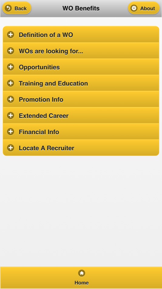 #2. WO Recruiting (iOS) 来自: TRADOC Mobile