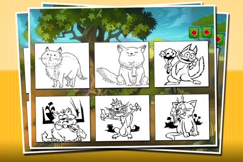 ぬりえページのかわいい猫キティ子猫ぬりえ - 学習ゲームキッズ＆幼児のための教育の色のおすすめ画像2