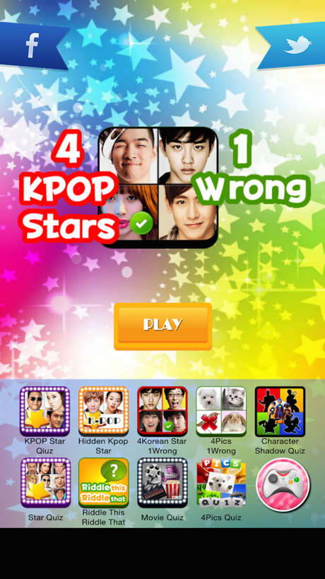 Cheats for 4 Kpop Stars 1 Wrong