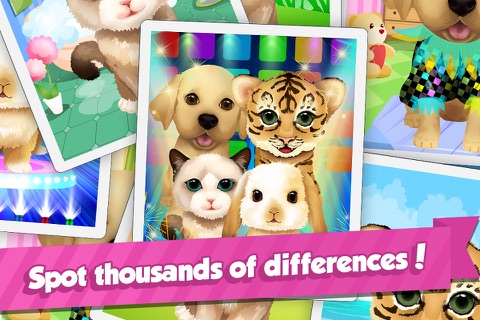 Furry Pet Salon: Spot The Difference Kids Game for Toddlers screenshot 4