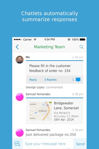 Teamchat- Enterprise Messaging for Large Teams screenshot 3