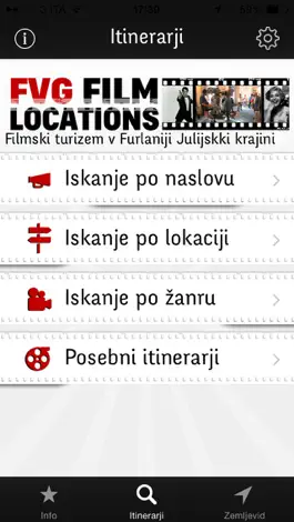 Game screenshot Friuli Venezia Giulia Film Locations / Filmski turizem – turistične poti za odkrivanje filmskih lokacij Furlanije Julijske krajine apk