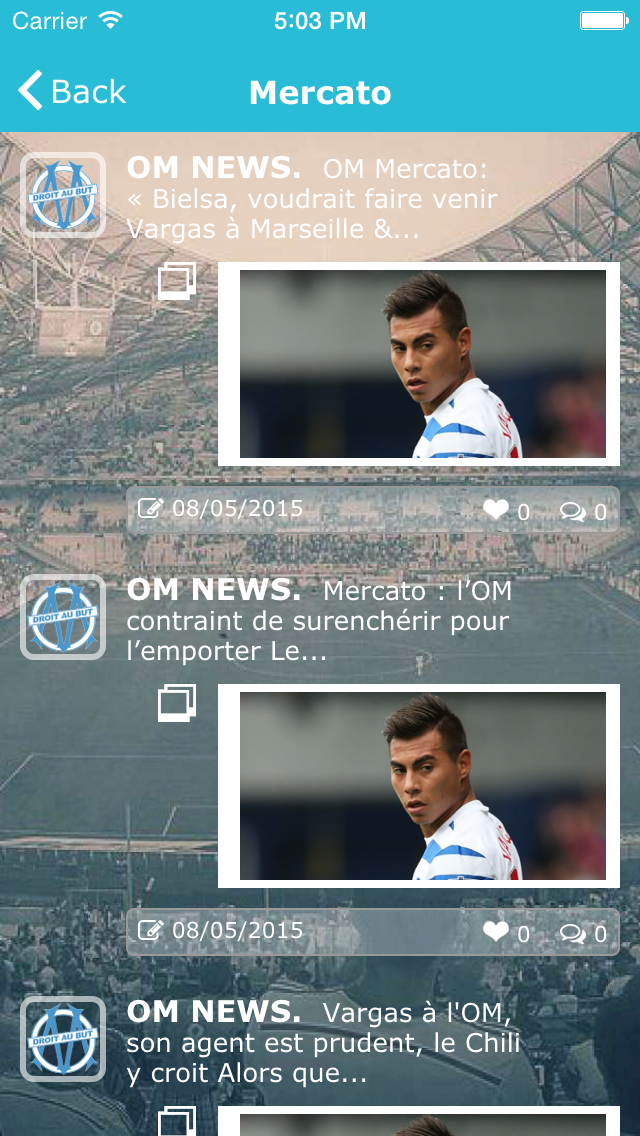 Screenshot #3 pour OM NEWS