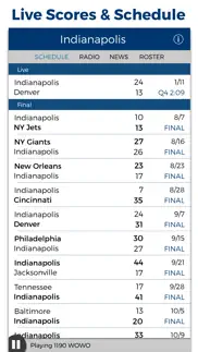 indianapolis football radio & live scores iphone screenshot 3