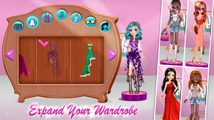Shopaholic World: Dress Up Shopping & Hair Salon Makeover