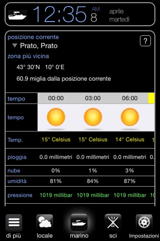 Weather Bot forecaster screenshot 2