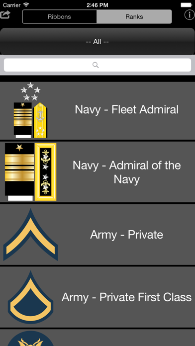 Ribbons & Ranks Databaseのおすすめ画像2