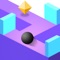 Bounce between the walls and follow the path until you reach the exit of each level