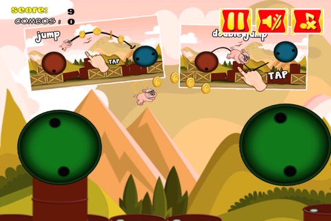 King Piggy Jumping Adventure - Collecting Money Mania Edition (Free) screenshot 4