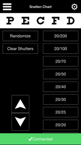 Eye Chart Pro Remote Control screenshot