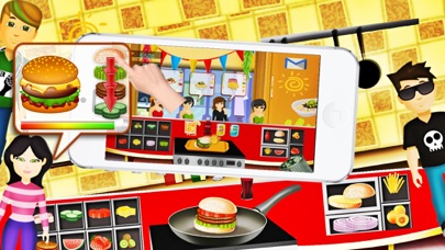 Screenshot #2 pour Cuisine Hamburger cool 2016: Faire des pizzas Jeux de sushi pour le plaisir