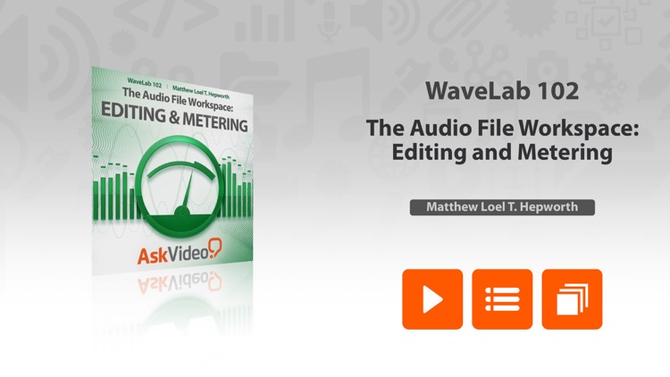 AV for WaveLab - Editing and Metering