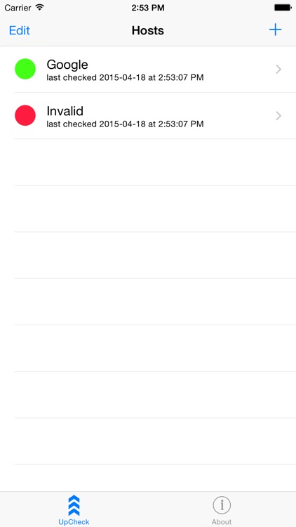 UpCheck - server uptime/downtime alerts